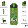 imageZak Designs Barbie Water Bottle for Travel and At Home 19 oz Vacuum Insulated Stainless Steel with Locking Spout Cover BuiltIn Carrying Loop LeakProof Design BarbieMinecraft