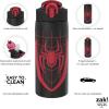 imageZak Designs Barbie Water Bottle for Travel and At Home 19 oz Vacuum Insulated Stainless Steel with Locking Spout Cover BuiltIn Carrying Loop LeakProof Design BarbieMarvel SpiderMan