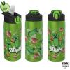 imageZak Designs Barbie Water Bottle for Travel and At Home 19 oz Vacuum Insulated Stainless Steel with Locking Spout Cover BuiltIn Carrying Loop LeakProof Design BarbieMinecraft