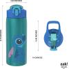imageZak Designs Barbie Water Bottle for Travel and At Home 19 oz Vacuum Insulated Stainless Steel with Locking Spout Cover BuiltIn Carrying Loop LeakProof Design BarbieLilo And Stitch