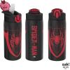 imageZak Designs Barbie Water Bottle for Travel and At Home 19 oz Vacuum Insulated Stainless Steel with Locking Spout Cover BuiltIn Carrying Loop LeakProof Design BarbieMarvel SpiderMan