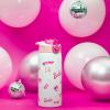 imageZak Designs Barbie Water Bottle for Travel and At Home 19 oz Vacuum Insulated Stainless Steel with Locking Spout Cover BuiltIn Carrying Loop LeakProof Design BarbieBarbie
