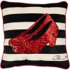 imageFranco Movie Luxe Super Soft Plush Squishy Decorative Pillow Officially Licensed Product 17quot Inch Barbie LogoThe Wizard of Oz  Ruby Slippers
