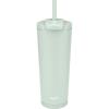 imageZak Designs Barbie Beacon Straw Tumbler for Travel or At Home 24oz Stainless Steel with Vacuum Insulation and NonSkid Base BarbieIcicle Mint Green
