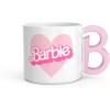 imageZak Designs Barbie Ceramic Coffee Mug for Hot Drinks Collectible Keepsake with Sculpted Handle 15 oz BarbieBarbie