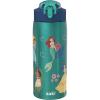 imageZak Designs Barbie Water Bottle for Travel and At Home 19 oz Vacuum Insulated Stainless Steel with Locking Spout Cover BuiltIn Carrying Loop LeakProof Design BarbieDisney Princess
