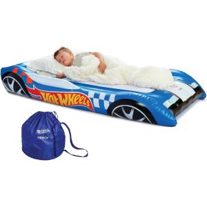 imageBarbie ampamp FUNBOY Kids Sleepover Travel Bed ampamp Air Mattress Perfect for Sleepovers Includes Carrying Storage Bag TwinHot Wheels Convertible