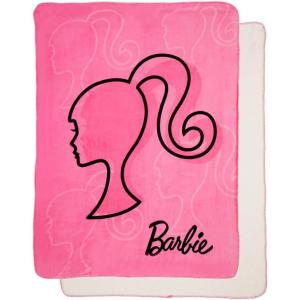 imageFranco Barbie Kids Bedding Soft Plush Cozy Sherpa Blanket Throw 46 in x 60 in Officially Licensed ProductBarbie