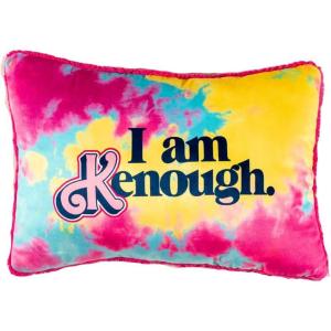 imageFranco Movie Luxe Super Soft Plush Squishy Decorative Pillow Officially Licensed Product 17quot Inch Barbie LogoI Am Kenough