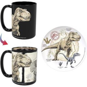 imageZak Designs Barbie Ceramic Coffee Mug for Hot Drinks Collectible Keepsake with Sculpted Handle 15 oz BarbieJurassic World Dominion