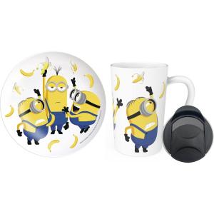 imageZak Designs Barbie Ceramic Coffee Mug for Hot Drinks Collectible Keepsake with Sculpted Handle 15 oz BarbieMinions