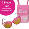 imageARKAID Frozen Barbie or Princess Sunglasses with Case  2 Piece Set  Crossbody or Wristlet for GirlsBarbie Crossbody