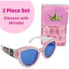 imageARKAID Frozen Barbie or Princess Sunglasses with Case  2 Piece Set  Crossbody or Wristlet for GirlsPrincess Wristlet