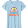 imageBarbie  California Summer Palm TShirtBaby Blue