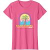imageBarbie  California Summer Palm TShirtPink Heather