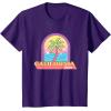 imageBarbie  California Summer Palm TShirtPurple