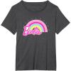 imageBarbie  Summer Rainbow TShirtDark Heather Grey