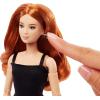 imageBarbie Basics Model 02 Collector Doll with Blonde Hair Black Mini Dress ampamp Gladiator Boots Universalfit Fashions Posable Body ampamp Swappable Doll HeadRed Hair
