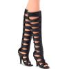 imageBarbie Basics Model 02 Collector Doll with Blonde Hair Black Mini Dress ampamp Gladiator Boots Universalfit Fashions Posable Body ampamp Swappable Doll HeadBlonde