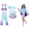imageBarbie Cutie Reveal Care Bears Doll ampamp Accessories Series 2 Dream Bright Bear with 10 Surprises Including Color Change ampamp Mini BearPurple