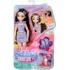 imageBarbie Dream Besties Doll and Accessories Renee Posable Roller Skating Fashion Doll with Black Hair 12 Video ampamp Food Themed PiecesRenee