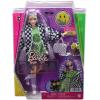 imageBarbie Extra Doll ampamp Accessories with Crimped Lavendar Hair ampamp Brown Eyes 15 Toy Pieces Include Pet PuppyLavender Hair Racecar Jacket