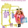 imageBarbie Extra Minis Doll ampamp Fashion Playset with 15 Pieces Boutique with Small Doll Clothes ampamp Accessories Including Gummy Bear Keychain