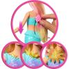 imageBarbie Mermaid Toy Dolls with Surprise Magic Blooming Flowers Feature Ombre Tails Pearl Headband Accessory ampamp Long Blonde Hair with Pink HighlightsBlonde Mermaid