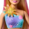 imageBarbie Mermaid Toy Dolls with Surprise Magic Blooming Flowers Feature Ombre Tails Pearl Headband Accessory ampamp Long Blonde Hair with Pink HighlightsBlonde Mermaid