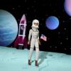 imageBarbie Miss Astronaut Doll Collectible with Silver Suit Space Boots ampamp Helmet Accessory 1965 Vintage Repro