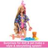 imageBarbie Pop Reveal Doll ampamp Accessories Rise ampamp Surprise Fruit Series Gift Set with Scented Doll ampamp Squishy Pet Color Change Moldable Sand ampamp More 15 Surprises