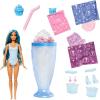 imageBarbie Pop Reveal Series Fashion Doll ampamp Accessories Set Treat Series Cool Cupcake Theme with Pet 8 Surprises Include Color ChangeBlue
