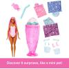 imageBarbie Pop Reveal Series Fashion Doll ampamp Accessories Set Treat Series Cool Cupcake Theme with Pet 8 Surprises Include Color ChangePink