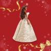 imageBarbie Signature 2025 Holiday Black Hair Fashion Doll Wearing Silver ampamp Gold Gown Seasonal Collector in Displayable Packaging ampamp Stand
