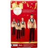 imageBarbie Signature 2025 Holiday Black Hair Ken Collectible Fashion Doll Wearing Full Suit with Golden Jacket in Displayable Packaging ampamp Doll Stand