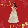 imageBarbie Signature 2025 Holiday Light Brown Hair Fashion Doll Wearing Silver ampamp Gold Gown Seasonal Collector in Displayable Packaging ampamp Stand