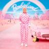 imageBarbie The Movie Ken Collectible Doll Ryan Gosling as Ken Wearing Pink Jumpsuit with B Detail with White Sneakers and Multicolor Roller Skates