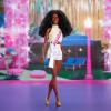 imageBarbie The Movie President Collectible Doll ISSA Rae as President Wearing Shimmery White Blouse ampamp Short Set with Dark Curly Hair ampamp President Sash