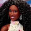 imageBarbie The Movie President Collectible Doll ISSA Rae as President Wearing Shimmery White Blouse ampamp Short Set with Dark Curly Hair ampamp President Sash