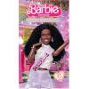 imageBarbie The Movie President Collectible Doll ISSA Rae as President Wearing Shimmery White Blouse ampamp Short Set with Dark Curly Hair ampamp President Sash