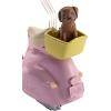 imageBarbie Toy Scooter with Puppy ampamp Helmet Accessory Pink ampamp Yellow Moped with Basket Kickstand ampamp Seat Clip for DollScooter