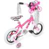 imageDynacraft Barbie 1218 Inch Girls BMX Bike for Age 39 Years  Fun and Stylish Design Sturdy and Durable Perfect for Kids Learning to Ride Easy to Assemble Ideal for Young RidersNeon Pink