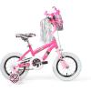 imageDynacraft Barbie 1218 Inch Girls BMX Bike for Age 39 Years  Fun and Stylish Design Sturdy and Durable Perfect for Kids Learning to Ride Easy to Assemble Ideal for Young RidersNeon Pink