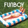 imageFUNBOY Tanning Pool Lounger Float XL 72 x 48 Pool Float with Custom Pillow and Large Cup Holder Perfect for Pool or BackyardCoral