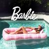 imageFUNBOY Tanning Pool Lounger Float XL 72 x 48 Pool Float with Custom Pillow and Large Cup Holder Perfect for Pool or BackyardPink