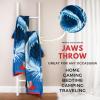 imageFranco Collectibles Barbie Super Soft Micro Raschel Throw Barbiecore 50 in x 70 in Officially Licensed ProductJaws