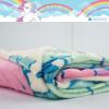 imageFranco Collectibles Barbie Super Soft Micro Raschel Throw Barbiecore 50 in x 70 in Officially Licensed ProductMy Little Pony