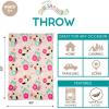 imageFranco Collectibles Barbie Super Soft Micro Raschel Throw Barbiecore 50 in x 70 in Officially Licensed ProductSquish