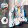 imageFranco Collectibles Barbie Super Soft Micro Raschel Throw Barbiecore 50 in x 70 in Officially Licensed ProductThe Smurfs  Smurfing Around