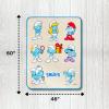 imageFranco Collectibles Barbie Super Soft Micro Raschel Throw Barbiecore 50 in x 70 in Officially Licensed ProductThe Smurfs  Smurfing Around